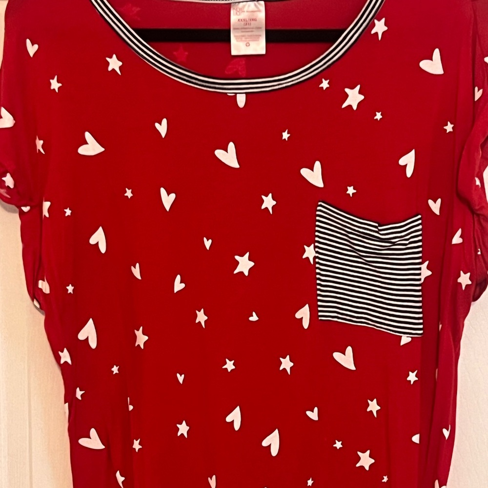 Cute red, white, and blue patriotic shirt